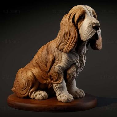 3D model Vendee Basset Griffon dog (STL)